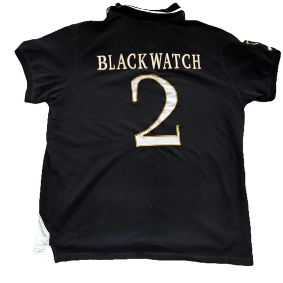 Polo ralph lauren men's cotton blackwatch series polo shirt size:XL Vintage Rare - Picture 2 of 7